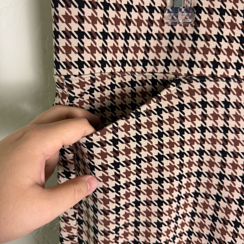 Torrid Tan Micro Houndstooth Studio Pixie Luxe Po… - image 5